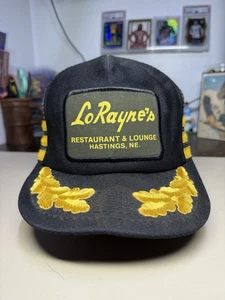 Vintage Lorayne's Restaurant Hastings, NE Trucker Hat Snapback Mesh - Picture 1 of 8