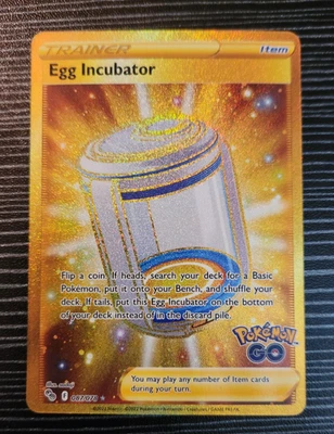 Pokémon TCG- Egg Incubator 087/078- Pokémon GO- Holo Secret Rare Card - Image 1 of 4