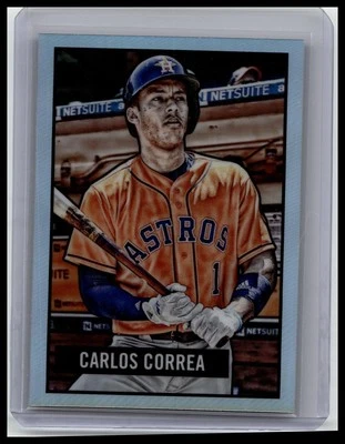 2017 Bowman #11 Carlos Correa 1951 Bowman Chrome #1117 - Image 1 of 2