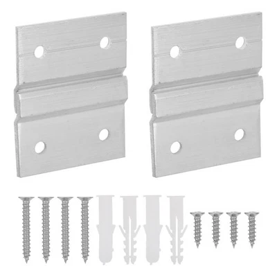  2 Paar Französische Klampe Wandhalterung Halterungen Bildbehang Hardware - Bild 1 von 4