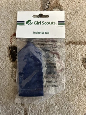女孩 SCOUTS CADETTE/SENIOR INSIGNIA TAB 深蓝色毡 ( 全新 ) #14150 — 第 1/2 张图片