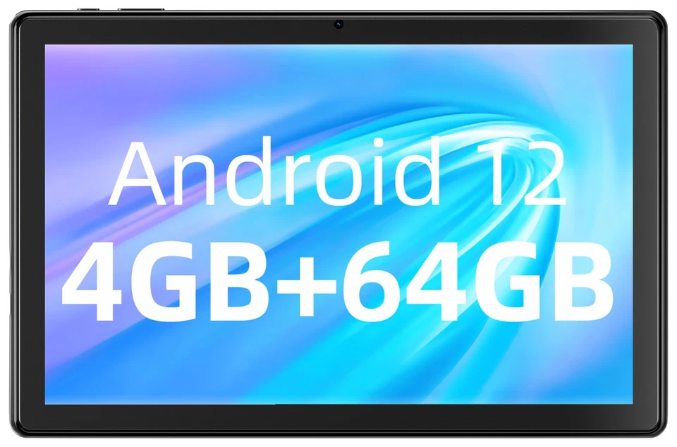 SGIN 10,1" Tablet Android 12 4GB + 64GB Octa Core 2.4G/5G Wi-Fi Bluetooth - Bild 1 von 4