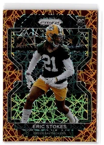 2021 Panini Prizm Eric Stokes RC #433 Lazer Green Bay Packers - Picture 1 of 2