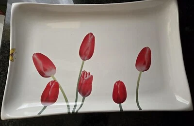 Large Rectangular Tray Franco MUMARI ITALY 17.5 X 11 INCHES - Image 1 of 3