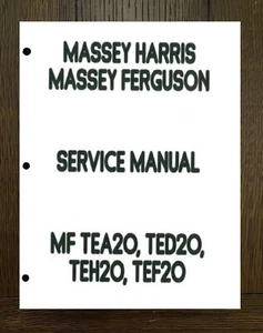 Service Manual Fits Massey Ferguson TE20,TO20,TO30 - (4 SM) - Picture 1 of 12