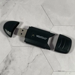 Lector de tarjetas de memoria Vivitar USB 2.0 PC MAC Plug and Play SD/SDHC de alta velocidad - Imagen 1 de 8