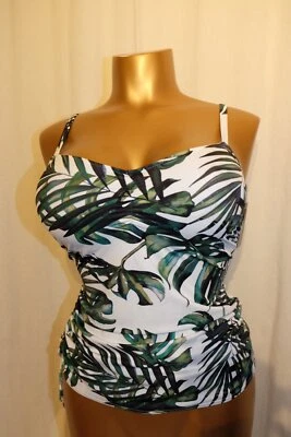 FANTASIE Balkonett Bügel Tankini-Top PALM VALLEY 6764 fern Print 80D 40D NEU - Bild 1 von 3