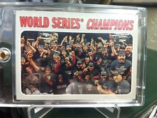 2019 Topps Heritage Boston Red Sox World Series Champs SP Transcendent VIP# 1/1
