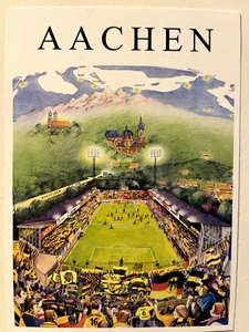 Hier spielt die Alemannia "Alter TIVOLI"  Aachen Kunstdruck 80x60cm NEU! - Bild 1 von 5