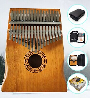 Kalimba 17 Keys Thumb Piano - High-Quality - Wood Mahogany - Musical Instrument • 27.90€
