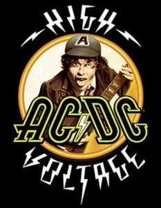 Ac / Dc - High Voltage Back-Patch-30 cm x 36,3 cm #98439 - Imagen 1 de 1