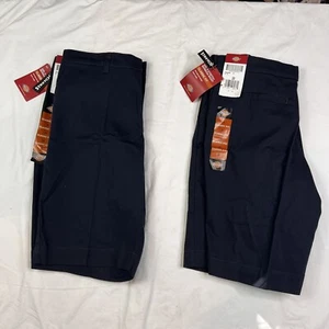 Dickies Girl NEW Lot Of 2 Bermuda Shorts Uniform Size 20 L060325 - Picture 1 of 7