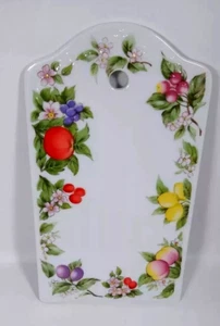 Andrea by Sadek Japan Italian Ceramic Cheese Board Fruit Flowers Hang On Wall - Picture 1 of 13