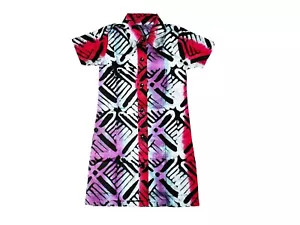 DC1 AFRICAN ETHNIC TRIBAL “TIE AND DYE” GIRL DRESS DOD - Picture 1 of 3