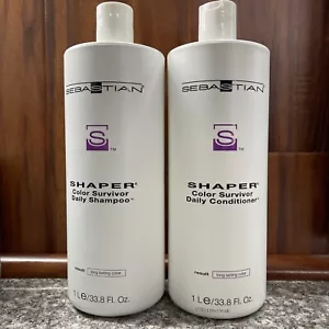 SEBASTIAN Shaper Color Survivor Daily Shampoo & Conditioner 33.8oz (DUO) - Picture 1 of 4
