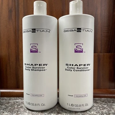 SEBASTIAN Shaper Color Survivor Daily Shampoo & Conditioner  33.8oz (DUO) - Image 1 of 4