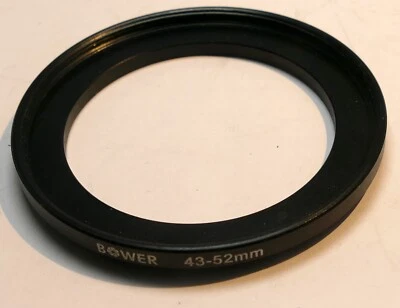 43mm to 52mm male to female threads step Up ring adapter lens - Image 1 of 4