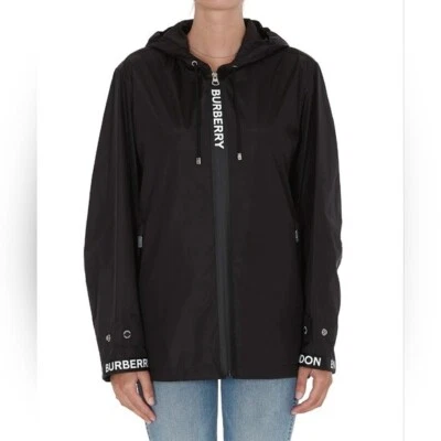 Chaqueta de lluvia con capucha Burberry Everton Logo Tape 16 Foto 1 de 4