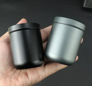 EDC Aluminium Alloy Waterproof Storage Box Sealed Pill Case Container Travel Cup - Picture 1 of 16