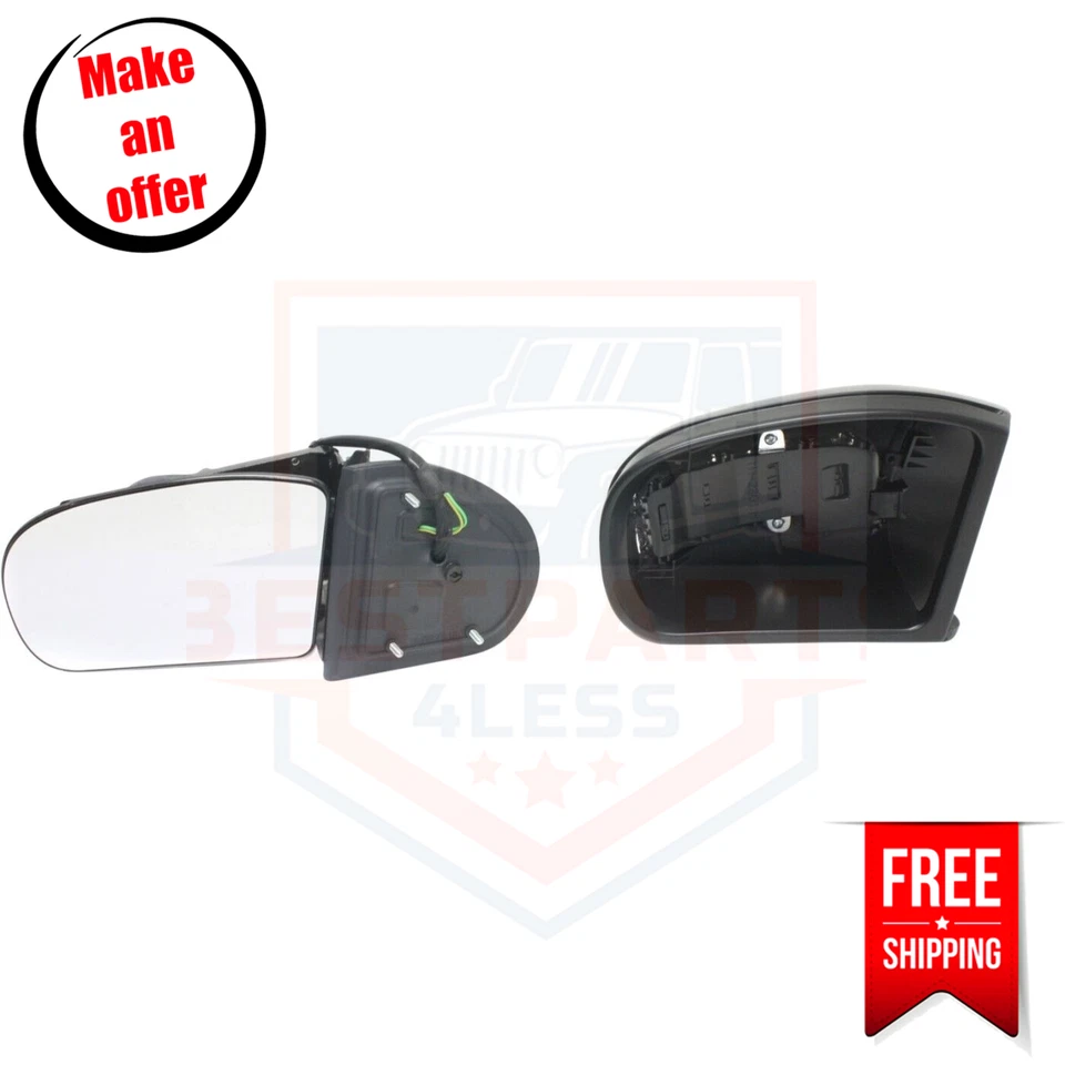 Espejo retrovisor lado izquierdo Kool Vue para Mercedes Benz 2001-2004 C320/C240 4 puertas, sedán Foto 1 de 4