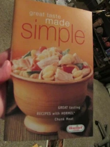 BRAND New GREAT TASTE MADE SIMPLE Hormel Foods paperback cookbook copyright 2003 - Picture 1 of 6
