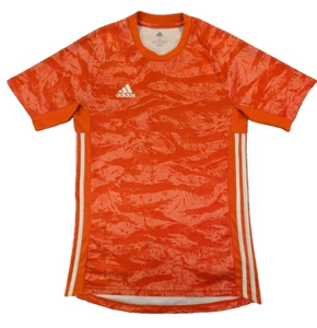 Adidas Jersey Small Men's Orange Adipro 19 Goalkeepers Short Sleeve Soccer Shirt - Picture 1 of 8