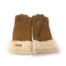 EVER UGG Ladies Fluffy Shearling Winter Gloves, Australian Double Face Sheepskin