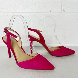 Vince Camuto rosa tacco a punta scamosciato taglia 8,5 - Foto 1 di 10