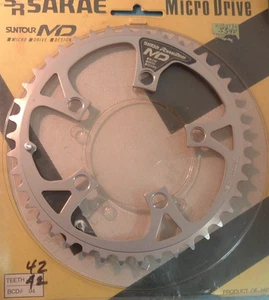 SunTour XC-Pro MD Power Ring 42Tx 94BCD Alloy MTB Chainring NEW/NOS Vintage-NIB - Picture 1 of 11