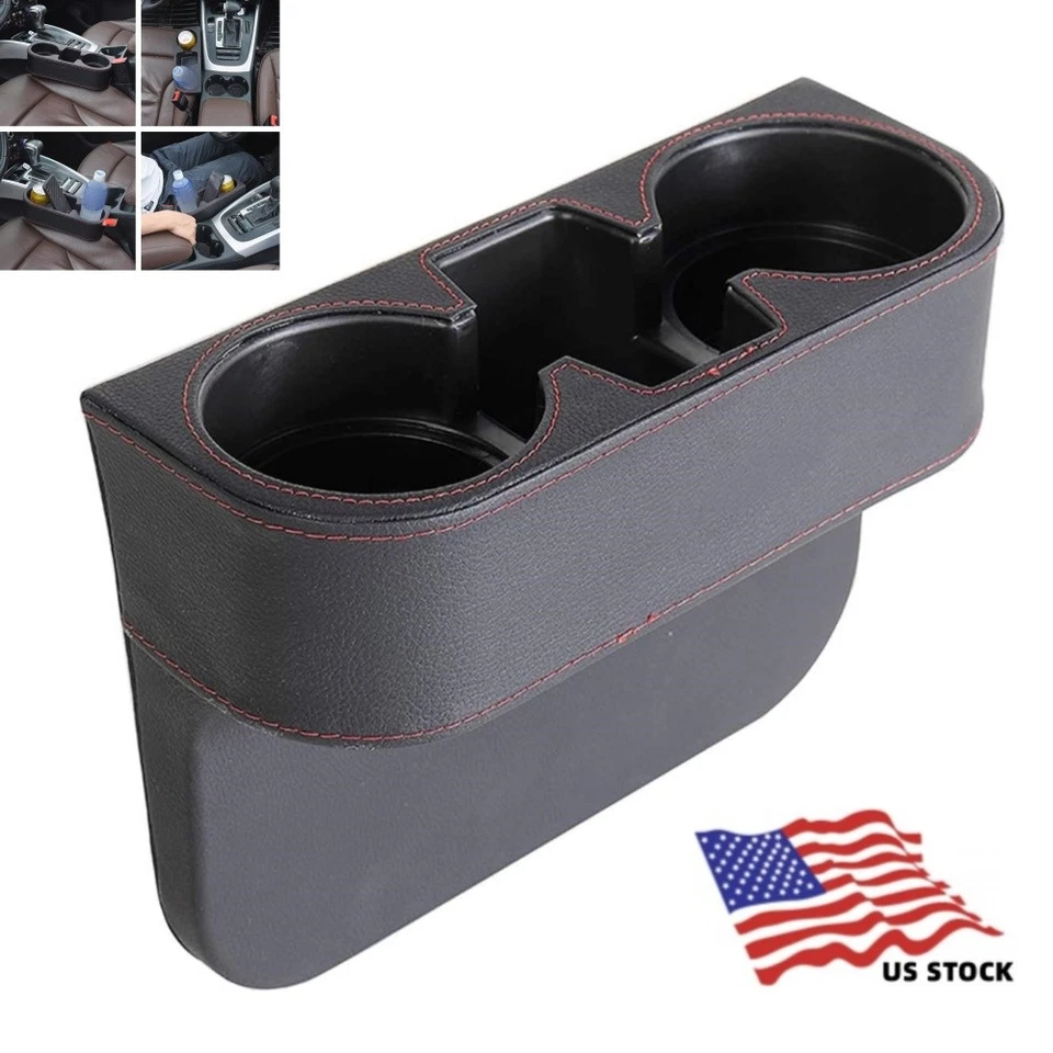 1X Portavasos de Coche Organizador de Asiento de Coche Relleno de Huecos Botella Organizador de Almacenamiento de Teléfono Foto 1 de 4