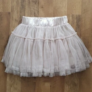 Rose Bowl Saloon Girls Tulle Cream Skirt Size Medium - Picture 1 of 8