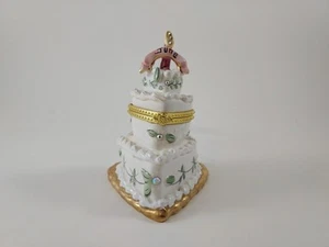 WISHNG CAKES June Heather Goldminc Blue Sky Trinket Box Wedding Birthday 2002 - Picture 1 of 7