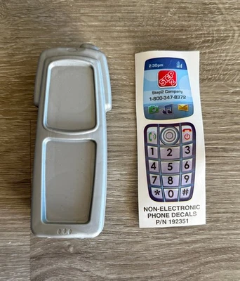 NUEVO Teléfono Plateado para Casa de Juegos No Eléctrico Paso 2 REEMPLAZO Foto 1 de 2