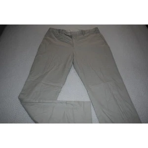 J Crew Pants Bowery Mens Size 33 x 32 Slim FLAT Light Tan Cotton Blend Stretch - Picture 1 of 6