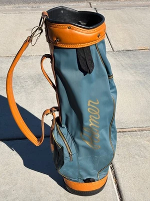 Bolsa de golfe vintage Arnold Palmer divisória 6 vias com capuz de chuva - Imagem 1 de 4