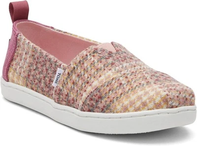 Toms Alpargata Sneakers Kids US 6 Multicolor Tweed Slip On Casual Shoes GAL974 - Image 1 of 4
