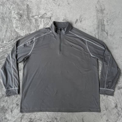 Callaway Golf 1/4 Cremallera Pullover Hombre XL Gris Manga Larga Camisa Ligera Foto 1 de 4