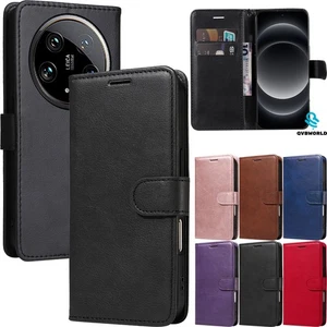 Handyhülle für Xiaomi 17 Pro 17 15T Redmi 15 15C Note 15 Luxus Leder Wallet Case - Picture 1 of 18