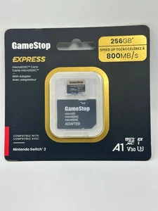 GameStop 256GB Express Micro SD Card for Nintendo Switch 2 - Picture 1 of 2