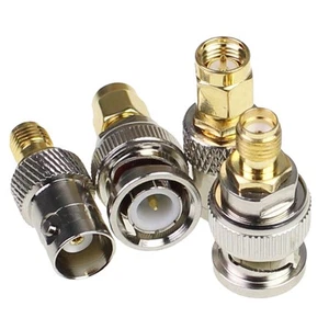 1 zestaw BNC Typ Wtyczka Gniazdo Adapter RF Złącze - Zdjęcie 1 z 7