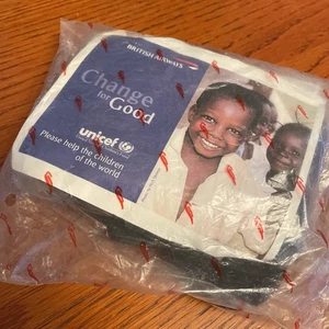 British Airways Air Travel Amenity Kit with Headphones  SEALED - Picture 1 of 4