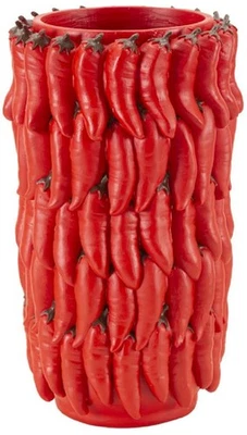 Mauro Ferretti Vase Chili Ø 20x34 cm rot - Bild 1 von 4
