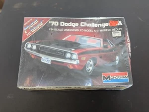 Sealed VTG 1983 1:24 Scale Monogram '70 Dodge Challenger T/A Model Kit #2214 - Picture 1 of 6
