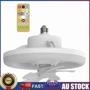 Dimmable LED Ceiling Fan Light 48W Chandelier Remote 360° Rotation 3 Speeds - Picture 1 of 9
