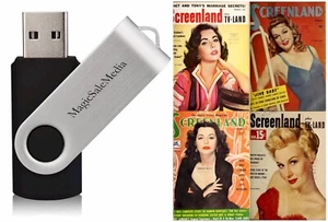 187 Old Issues of Screenland - America Screen Magazine Vol.2 (1941-1960) on USB - Imagen 1 de 13