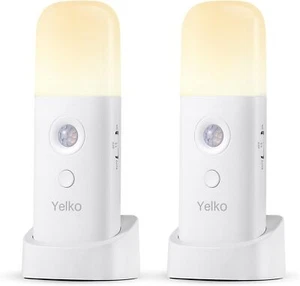 YELKO Motion Sensor Night Light, 2000mAh Rechargeable Night Lights Battery with - Picture 1 of 1