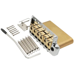 Musiclily Ultra 52.5mm Full Brass Tremolo Bridge Knife Edge For Strat Guitar - Picture 1 of 7