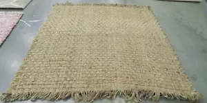 NATURAL 6' X 6' Square  Loose Threads Rug Reduced Price 1172577146 NF856A-6SQ - Picture 1 of 4