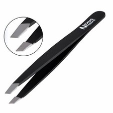 Nexus Professional Eyebrow Slanted Tweezers Black Beauty