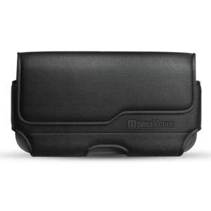 MV115 BK REIKO EXTRA LARGE POUCH BELT LOOP HOLSTER CELL PHONE CASE UNIVERSAL - Picture 1 of 10